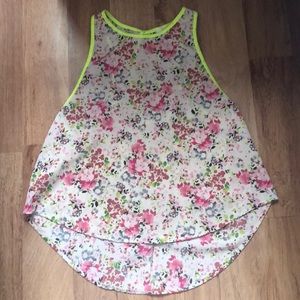 Flowy Top with floral patterns